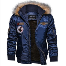 Load image into Gallery viewer, Winter Military Bomber Jacket Coat Men Air Force Army Tactical Jacket Warm Wool Liner Outerwear Parkas Hoodie Pilot Coat M-4XL