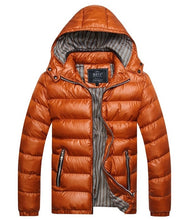 Load image into Gallery viewer, New Winter Jacket men 6XL 7XL 8XL Casual Mens Jackets And Coats Outwear cotton padded Parka Men windbreaker hooded Male Clothes