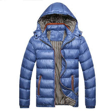 Load image into Gallery viewer, New Winter Jacket men 6XL 7XL 8XL Casual Mens Jackets And Coats Outwear cotton padded Parka Men windbreaker hooded Male Clothes