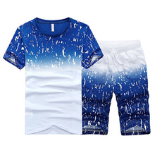 Load image into Gallery viewer, Men's Beach Sets Summer Short Casual Suits Sportswear Mens Clothing Man Two Pieces Fashion Print Sets Male sweatshirt Men Brand