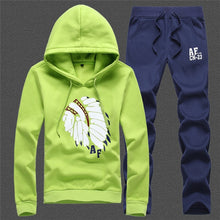 Load image into Gallery viewer, Men's Winter Tracksuits Casual Sportswear Sweatshirts Mens Set 3 Pieces Warm Vest Sweatpants Hoodie Letter Printed Plus Size 5XL