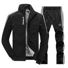 Load image into Gallery viewer, New Winter Men's Sets Plus Velvet Men Sport Suits Sportswear Set Fitness Warm Tracksuit Zip Pocket Male's Casual Clothing