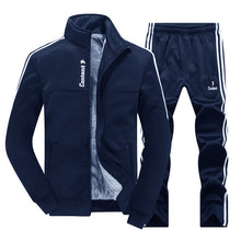 Load image into Gallery viewer, New Winter Men's Sets Plus Velvet Men Sport Suits Sportswear Set Fitness Warm Tracksuit Zip Pocket Male's Casual Clothing