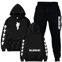 Load image into Gallery viewer, Billie Eilish Piece Tracksuit Women Men Off White Hoodie Sweatshirt Female Sport Pullover Suits Men's Sport Suit Set Tracksuit