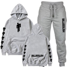 Load image into Gallery viewer, Billie Eilish Piece Tracksuit Women Men Off White Hoodie Sweatshirt Female Sport Pullover Suits Men's Sport Suit Set Tracksuit