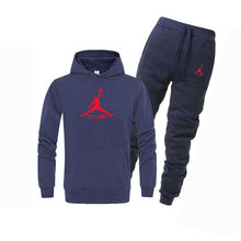 Load image into Gallery viewer, 2019 New Autumn winter Hot Sale Men's Sets Hoodie+pants 2 Pieces Sets Casual Tracksuit Male Sportswear Gyms Fitness Sweatpants