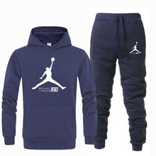 Load image into Gallery viewer, 2019 New Autumn winter Hot Sale Men's Sets Hoodie+pants 2 Pieces Sets Casual Tracksuit Male Sportswear Gyms Fitness Sweatpants