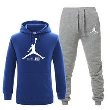 Load image into Gallery viewer, 2019 New Autumn winter Hot Sale Men's Sets Hoodie+pants 2 Pieces Sets Casual Tracksuit Male Sportswear Gyms Fitness Sweatpants