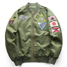 Load image into Gallery viewer, Casual Air Force Flight Jacket Men Plus Size 6XL Military tactical jacket casaco masculino Pilot Bomber Jacket chaquetas hombre