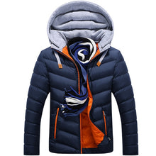 Load image into Gallery viewer, Winter Jacket Parkas Men Jackets 2019 Casual Hooded Coats Men Outerwear Thick Cotton Quilted Jacket Male Brand Clothing