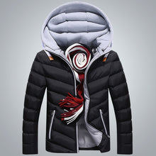 Load image into Gallery viewer, Winter Jacket Parkas Men Jackets 2019 Casual Hooded Coats Men Outerwear Thick Cotton Quilted Jacket Male Brand Clothing