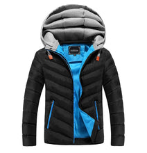 Load image into Gallery viewer, Winter Jacket Parkas Men Jackets 2019 Casual Hooded Coats Men Outerwear Thick Cotton Quilted Jacket Male Brand Clothing