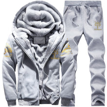 Load image into Gallery viewer, Men's large size M-9XL New Men's  Sets Autumn Sports Suit Sweatshirt + Track Pants Clothing For Men 2 pieces Sets Slim Outerwear