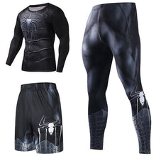 Load image into Gallery viewer, Superhero Compression Tracksuits Men's Sport Suit Quick Dry Running sets Clothes Sports Joggers Training Gym Fitness Man Set